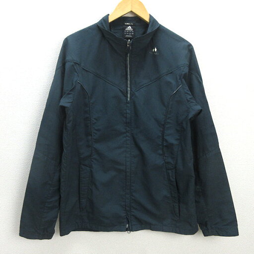 D■アディダス/adidas トレーニングジャケット JKT【XO】緑系/MENS/77【中古】 D■アディダス/adidas トレーニングジャケット JKT【XO】緑系/MENS/77【中古】