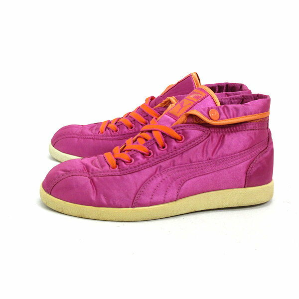 ◇ 【24cm】プーマ/PUMA 351007 マジック トップ ハイカットナイロンスニーカー　LADIES/38【中古】