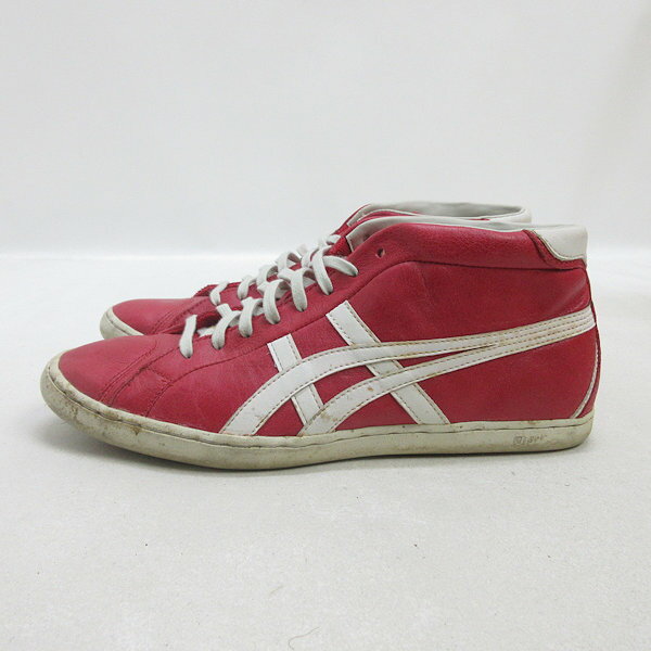 y■【26.5cm】オニツカタイガー/onitsuka tiger SECK MT THL831レザースニーカー■赤MENS/13【中古】