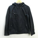 k■アー・ヴェ・ヴェ オム/a.v.v HOMME フーディジャケット【L】黒/MENS■78【中古】|詳細画像
