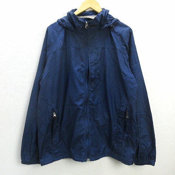 G■エルエルビーン/L.L.bean ナイロンジャケット/71341【L】青/men's/173【中古】■