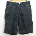 H■ビームス/BEAMS コーデュロイショーツ ハーフパンツ【M】灰色/MENS■20【中古】