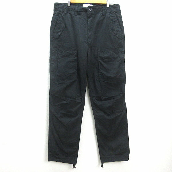 G■ホリスター/HOLLISTER カーゴパンツ【XL】黒/men's/60【中古】■