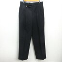 D■ブラック&ホワイト/BLACK & WHITE SPORTSWEAR ゴルフパンツ スラックス【79】黒/men's/74【中古】■