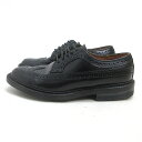 Q■【23 EE】リーガル/REGAL ウィングチップ レザーシューズ■黒/MENS/LADIES可/7【中古】