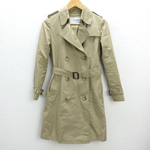 WW■美品■ユナイテッドアローズ/UNITED ARROWS B&Yトレンチコート/スポリングコート■ベージュ【レディースS】LADIES【中古】 WW■美品■ユナイテッドアローズ/UNITED ARROWS B&Yトレンチコート/スポリングコート■ベージュ【レディースS】LADIES【中古】