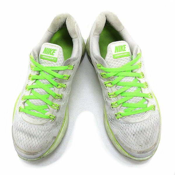 WW■【24cm】ナイキ/NIKEルナグライド＋4 WMNS LUNARGLIDE＋4ランニングシューズ■白LADIES【中古】