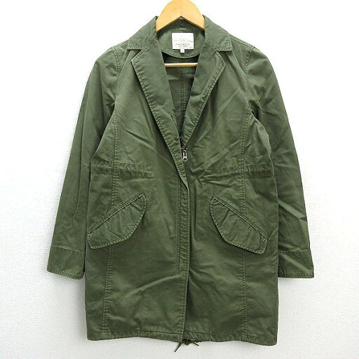 WW★ ユナイテッドアローズ/NUITED ARROWS B&Y ミリタリーチェスターコート【M】カーキMENS/79【中古】 WW★ ユナイテッドアローズ/NUITED ARROWS B&Y ミリタリーチェスターコート【M】カーキMENS/79【中古】