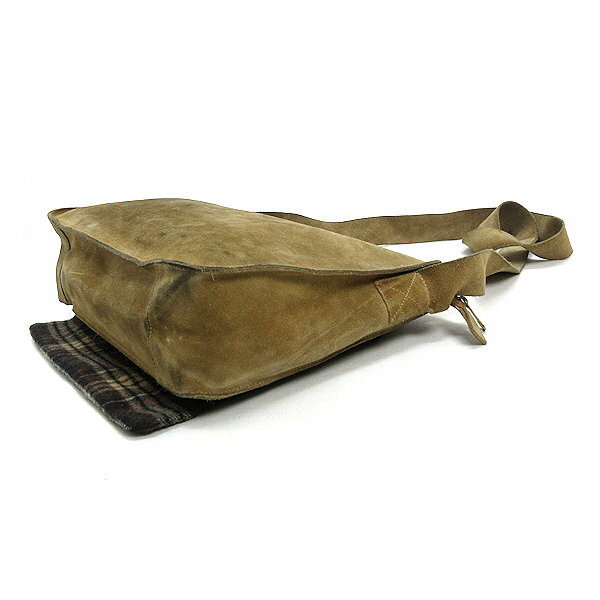 X★ ITALY製 イルビゾンテ/IL BISONTE スエードレザー ショルダーバッグ BAG ベージュ/119【中古】|マニライズ