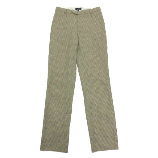仏製 アーペーセー/A.P.C.チェック柄 スラックスパンツ【36】★ベージュLADIES【中古】 仏製 アーペーセー/A.P.C.チェック柄 スラックスパンツ【36】★ベージュLADIES【中古】
