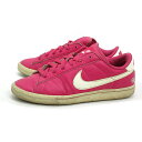 Z■【24cm】ナイキ/NIKEテニス クラシック TENNIS CLASSIC SLフェイクレザースニーカー■ピンクKIDS 白LADIES/41【中古】