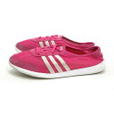 X★【24.5cm】アディダス/adidas NEO QTLITEW メッシュスニーカー/ピンクLADIES/249【中古】