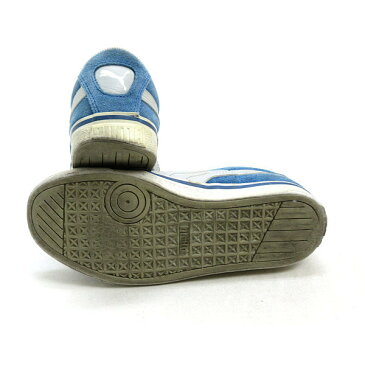 X★【22cm】プーマ/PUMA 350732 ローカット スエードスニーカー/水色LADIES/129【中古】