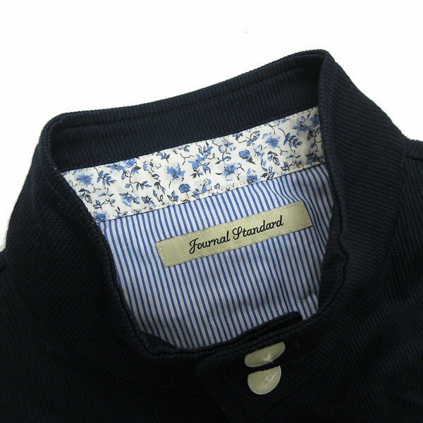◇ ジャーナルスタンダード/JOURNAL STANDARD フルボタンジャケット JKT【M】紺/MENS/88【中古】