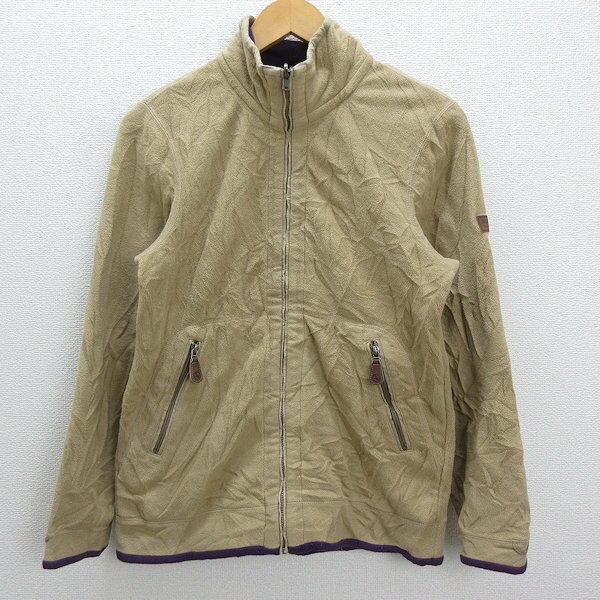 X★ エーグル/AIGLE フルジップフリースジャケットJKT【S】茶MENS/166【中古】