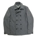 ミッシェルクラン/MICHEL KLEINダブルボタンコート/ピーコート【48】★灰グレーMENS【中古】