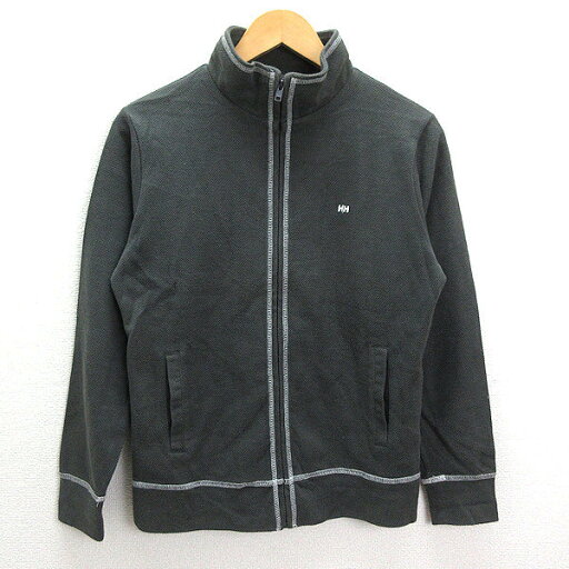 Z■HHヘリーハンセン/HELLY HANSENジップアップ 鹿の子ジャケット■灰【レディースM】LADIES/105【中古】 Z■HHヘリーハンセン/HELLY HANSENジップアップ 鹿の子ジャケット■灰【レディースM】LADIES/105【中古】