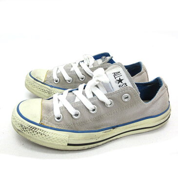 ◇【22.5cm】コンバース/CONVERSE ALL STAR キャンバススニーカー/灰/LADIES/90【中古】