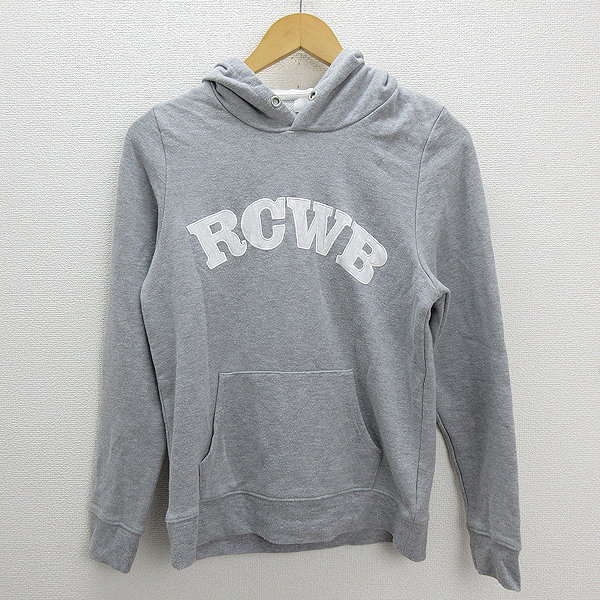 ★ ロデオクラウンズ/RCWB スウェット プルオーバーパーカ【M】灰色グレーLADIES/117【中古】