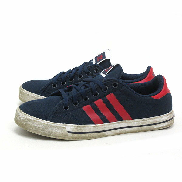 X★17SP【24.5cm】アディダス/adidas BW0743 アディコート ADICOURT スニーカー/ABCマート限定/紺MENS・レディース向き/51【中古】