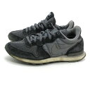 T■【24cm】ナイキ/NIKE INTERNATIONALIST インターナショナリスト ナイロンスニーカー■黒/灰LADIES【中古】