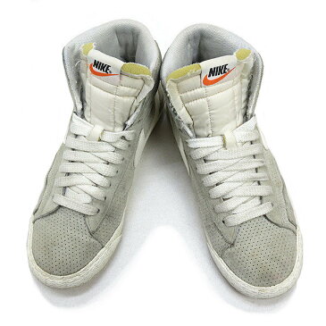 X★【25cm】ナイキ/NIKE 518171 WMNS BLAZER MID SUEDE VNTG ブレーザーMIDスニーカー/灰色LADIES/21【中古】