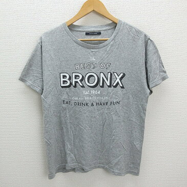 Z■アーバンリサーチ/URBAN RESEARCH DOORSプリントTシャツ■灰【38】MENS/細身/102【中古】