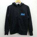 X★ ヘリーハンセン/HELLY HANSEN フルジップパーカ【レディースS】黒LADIES/74【中古】