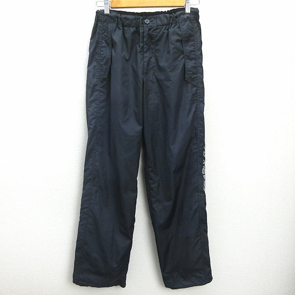 H■パーリーゲイツ/PEARLY GATES ゴルフパンツ シャカシャカパンツ【3】黒/MENS■89【中古】