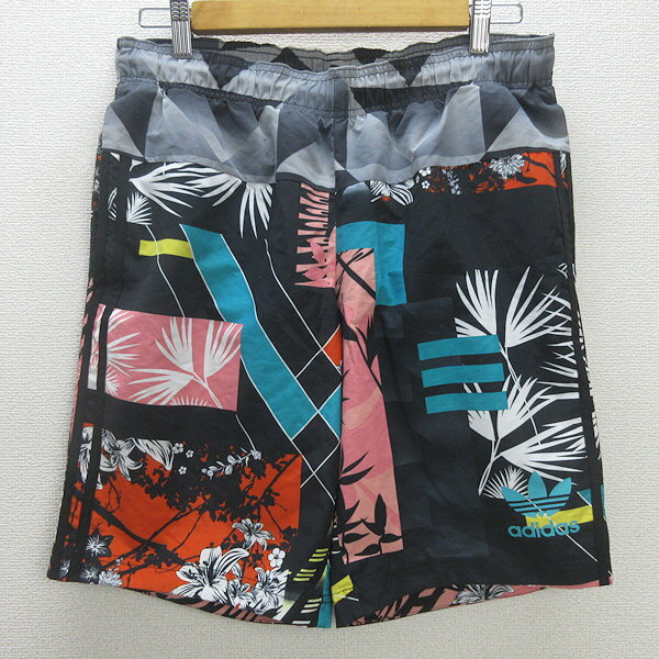 C■アディダス/pakaian adidas AJ7839 MASHUP SHORT ハーフパンツ/ショートパンツ 水着/スイムウェア【O】黒系/MENS/88■【中古】