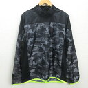 G■ナイキ/NIKE ピステジャケット/カモフラ 556156-060【L】黒灰/men's/155【中古】■