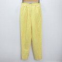 H■ITALY製■アイスバーグ/ICEBERG ツータック入り スラックスパンツ【40】黄/LADIES■67【中古】