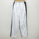 H■ナイキ/NIKE トラックパンツ ジャージパンツ【M】白/MENS■63【中古】