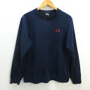 y■アンダーアーマー/UNDER ARMOUR スウェットトレーナー■紺【メンズM】MENS/84【中古】(4)