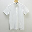 y■日本製■フレッドペリー/FRED PERRY ボタンダウン 半袖ポロシャツ■白【メンズS】MENS/115【中古】