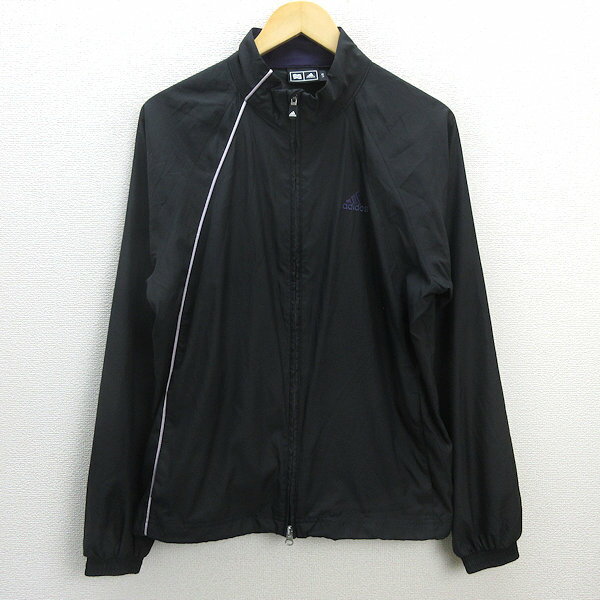 H■アディダス テーラーメイド/adidas DIAPLEX ゴルフジャンパー レインウェア【L/G】黒/MENS■25【中古】 その1