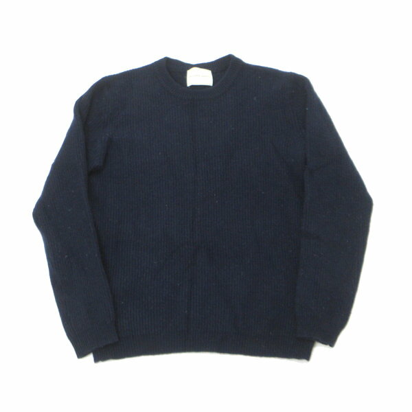 ジャーナルスタンダード/JOURNAL STANDARDクルーネックニットセーター【XL】★紺LADIES【中古】