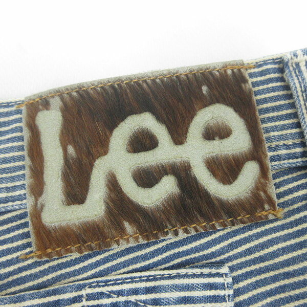 G■リー/LEE デニムショートパンツ/ヒッコリー【32】紺/men's/54【中古】■