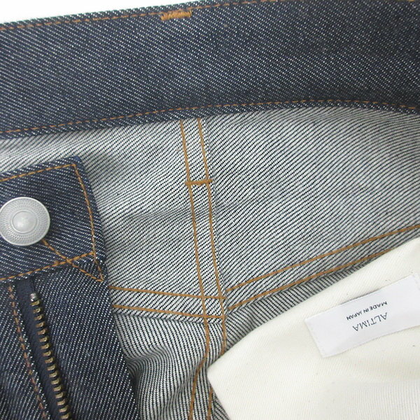 H■アルティマ/ALTIMA タック入り インディゴデニムパンツ ジーンズ【46】MENS■58【中古】