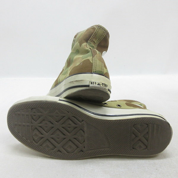 G■【25.5cm】コンバース/CONVERSE オールスター ダックカモ/ハイカット 1CJ107■緑系/men's/55【中古】■