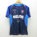 G■ケルメ/KELME Tシャツ トレーニングウエア/サッカー・フットサル【M】紺青/MENS/88【中古】■