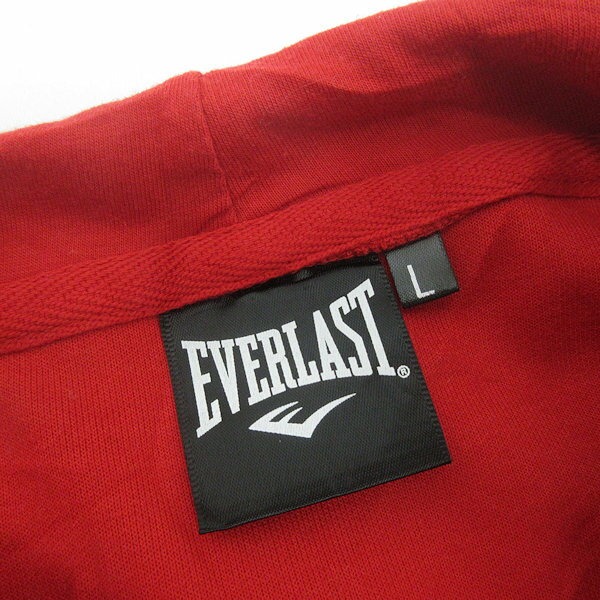 G■エバーラスト/EVERLAST プルオーバーパーカー【L】赤/men's/70【中古】■