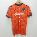 G■アンダーアーマー社製■大宮アルディージャ 渡邉大剛 10番 応援Tシャツ【SM】オレンジ/men's/48【中古】■