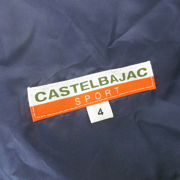 G■カステルバジャック/CASTELBAJAC sports フルジップジャケット/ゴルフウェア【4】緑/mens/59【中古】■