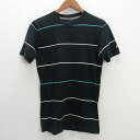 a■サイラス/SILAS ボーダー柄 Tシャツ黒/MENS/127