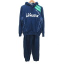 a■アスレタ/ATHLETA スウェットプルオーバーパーカー/イージーパンツセット【M】紺/MENS/15【中古】