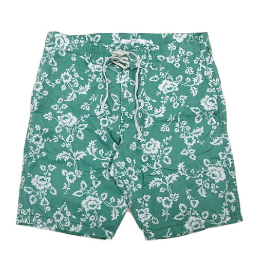 k■ジャーナルスタンダード/relume JOURNALSTANDARD 花柄 水陸両用 ハーフパンツ/ショーツ【L】緑/MENS■67【中古】 k■ジャーナルスタンダード/relume JOURNALSTANDARD 花柄 水陸両用 ハーフパンツ/ショーツ【L】緑/MENS■67【中古】