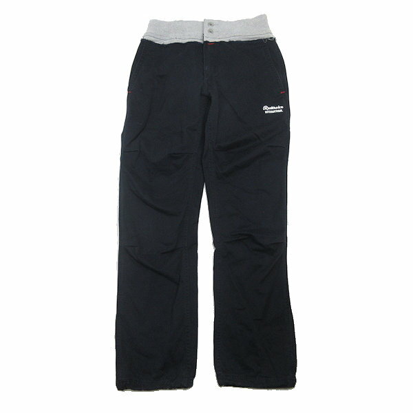 z■リアルビーボイス/RealBvoice コットンパンツ【30】黒/men's/109【中古】■