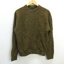 y■ジャーナルスタンダード/JOURNAL STANDARDワッフル ウールセーター/薄手■カーキ【メンズM】MENS/79【中古】(4)