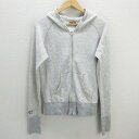 k■ティーエムティー/TMT ラグランフルジップスウェットパーカ【S】灰色/MENS■3【中古】